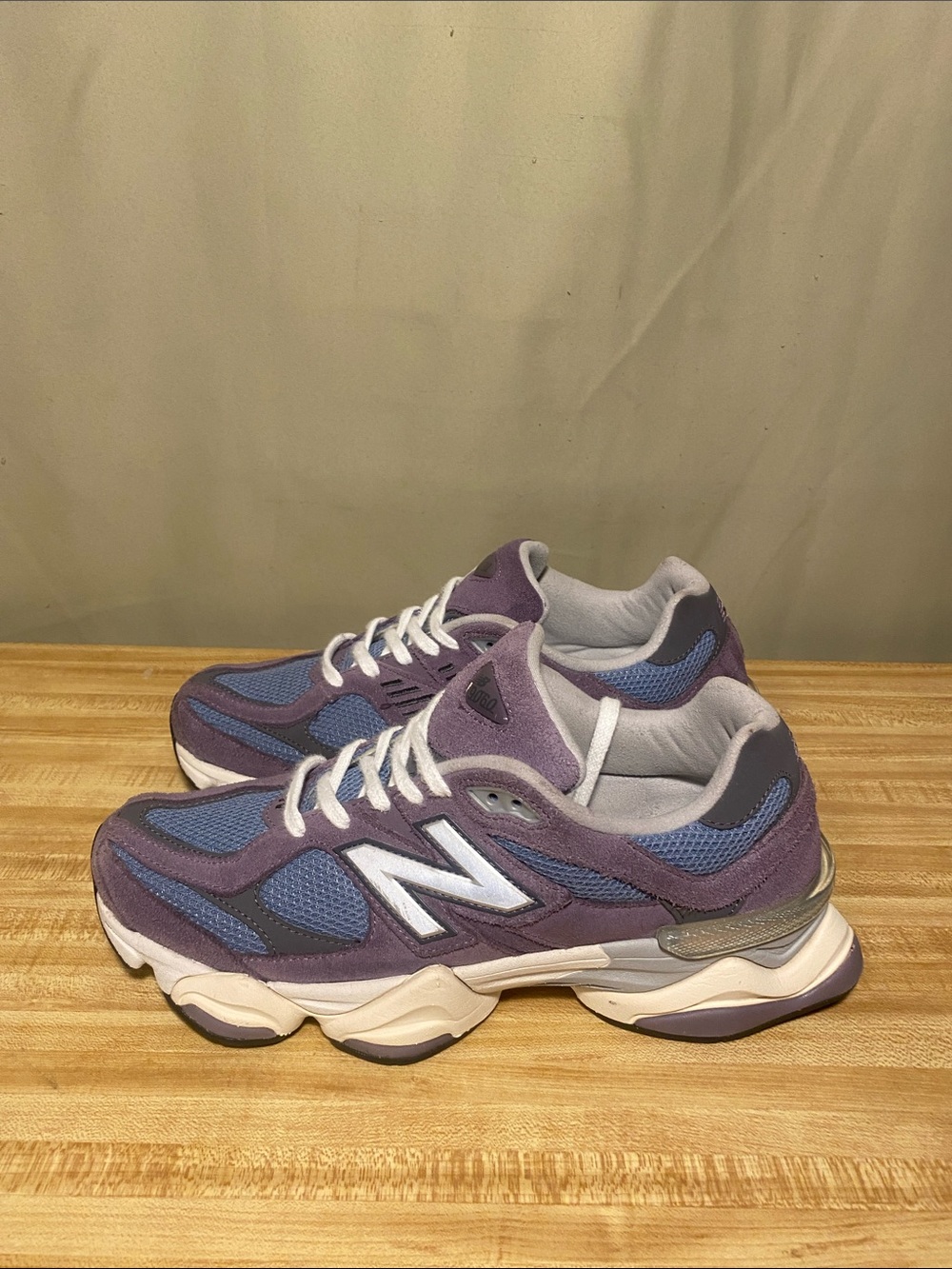 New Balance 9060 Shadow Purple Suede Sneakers Unisex Men's 10.5 Women's 12